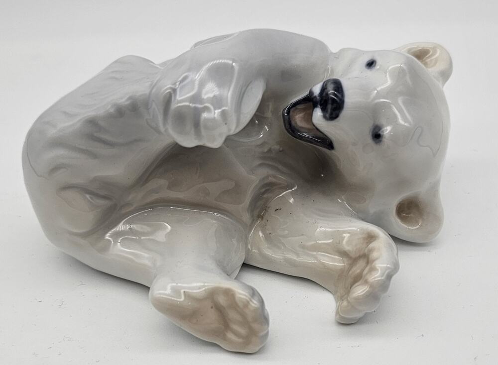 Royal Copenhagen 729 "Polar Bear Cub" Porcelain Animal Figure Collectible 729